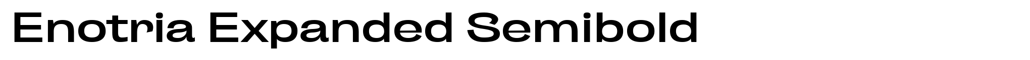 Enotria Expanded Semibold image